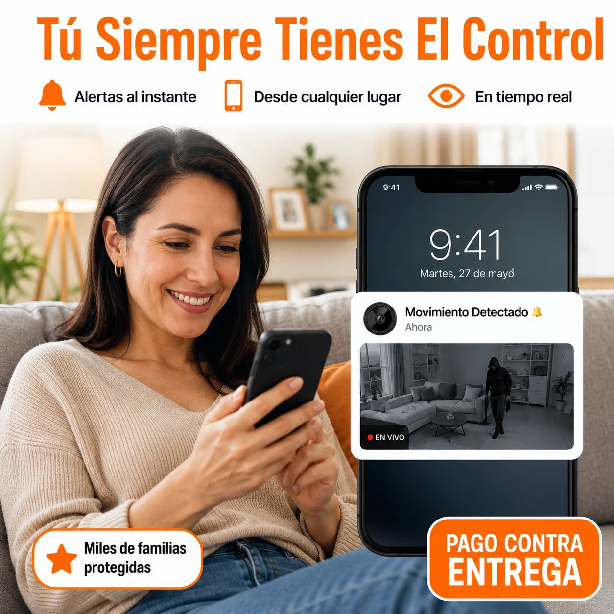 Mini Cámara Espía WiFi | Vigila Tu Casa Desde El Celular