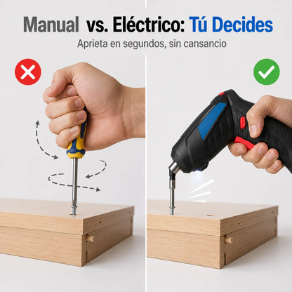Destornillador Eléctrico Inalámbrico | Arma y Repara en Minutos