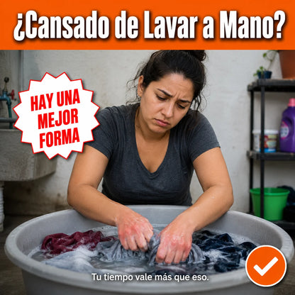 Mini Lavadora Portátil USB | Ropa Limpia Sin Esfuerzo, En Cualquier Lugar
