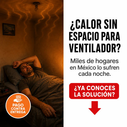 💡 Bombillo Ventilador 2 en 1 | Fresco e Iluminación Sin Instalar Nada