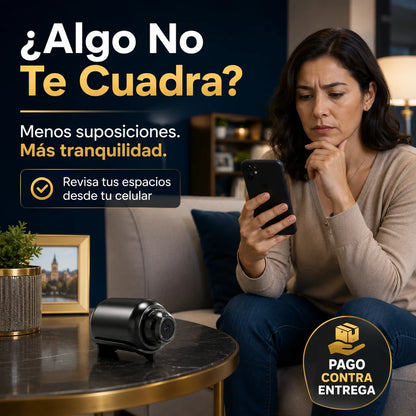 Mini Cámara X5 WiFi | Control y Tranquilidad Desde Tu Celular