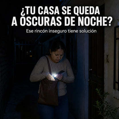 Lámpara Solar Clip | Luz Automática Sin Cables Ni Instalación