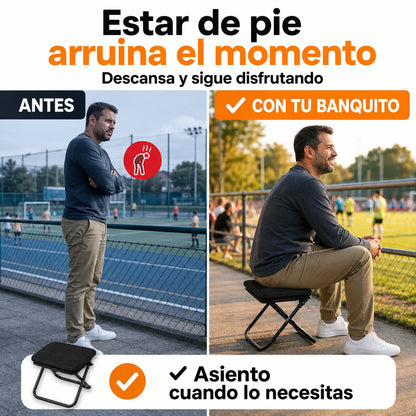 Banquito de Bolsillo | Siéntate Donde Lo Necesites