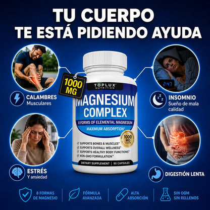 Magnesio Complex 8en1 | Más Energía y Mejor Descanso Desde el Primer Día