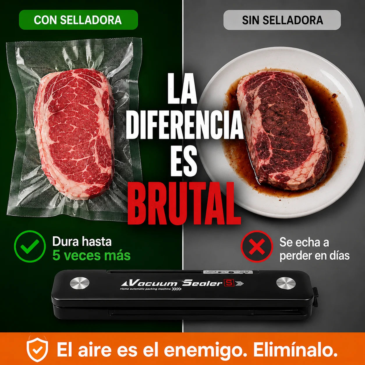 Selladora al Vacío | Ahorra Dinero Desde el Primer Uso