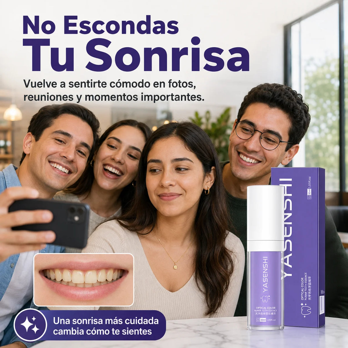 Gel Blanqueador Dental Yasenshi | Una Sonrisa Más Blanca y Fresca