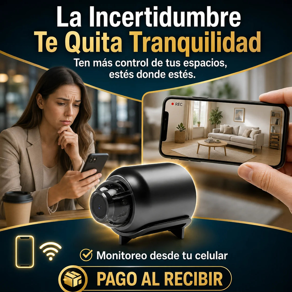Mini Cámara X5 WiFi | Control y Tranquilidad Desde Tu Celular