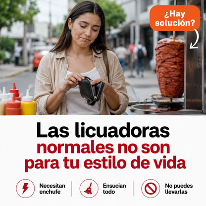 🥤 Mini Licuadora Portátil | Tus Batidos Favoritos Siempre Contigo