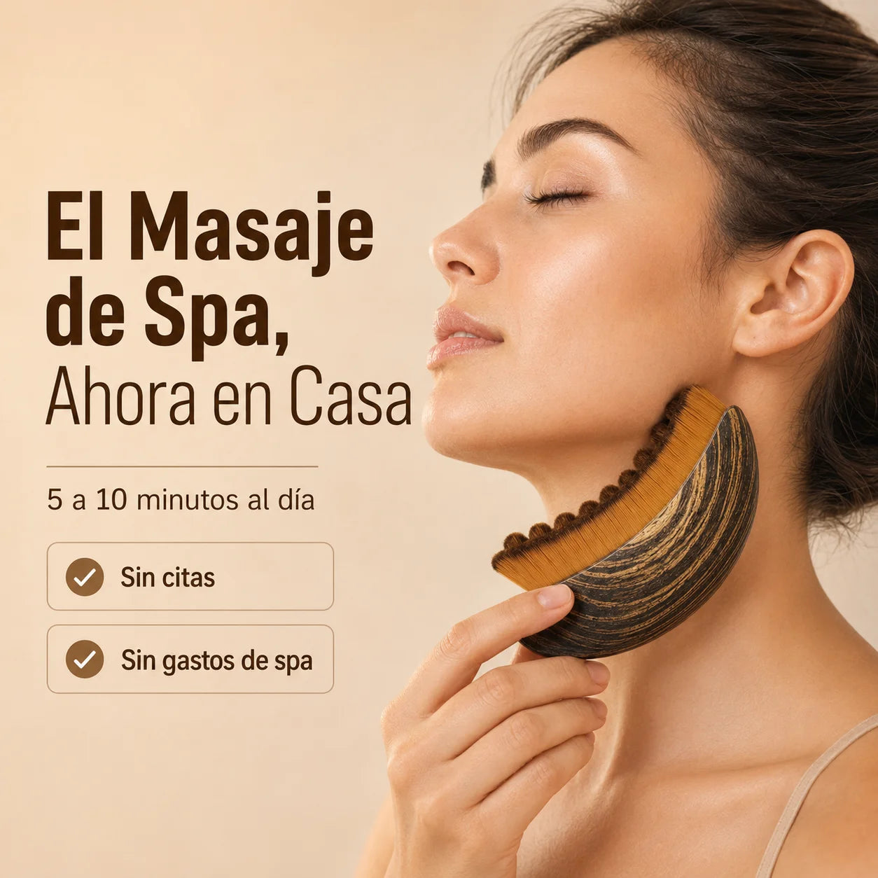 Cepillo Facial Linfático | Rostro Desinflamado en 5 Minutos