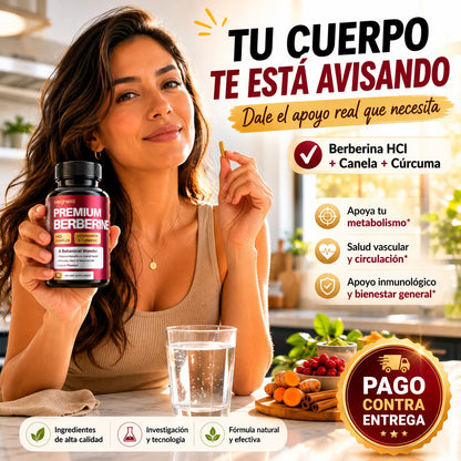 Berberina Premium Megneta | Equilibra tu Glucosa, Cuida tu Corazón