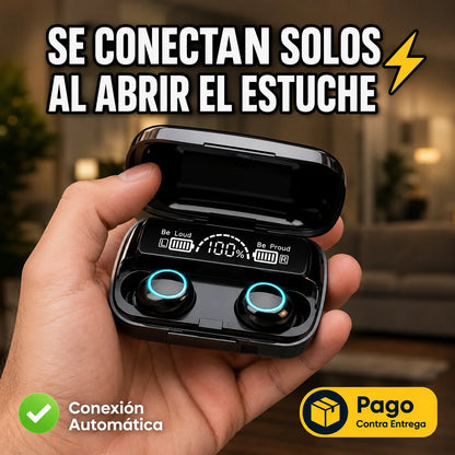 Audífonos M10 Inalámbricos | Sonido Envolvente Sin Cables