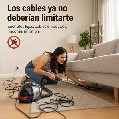 Aspiradora Portátil 3 en 1 | Succión Potente Sin Cables
