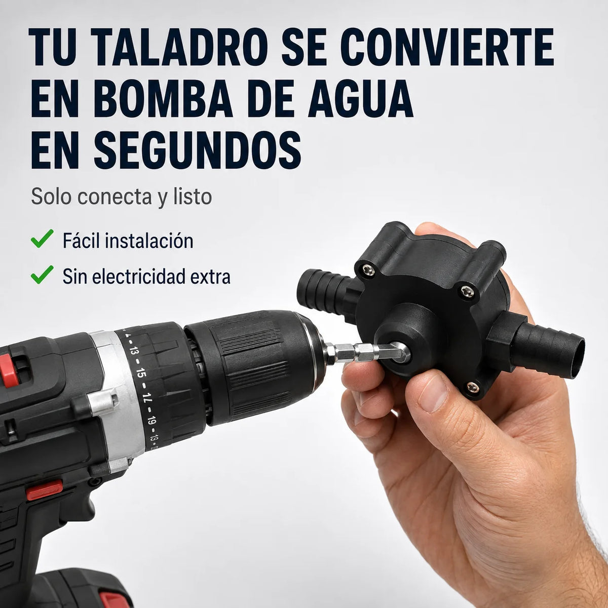 Bomba Para Taladro | Convierte Tu Taladro en Bomba de Agua