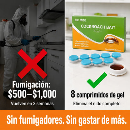 Repelente de Cucarachas en Gel | Elimina el Nido Completo en 90 Días 🪳