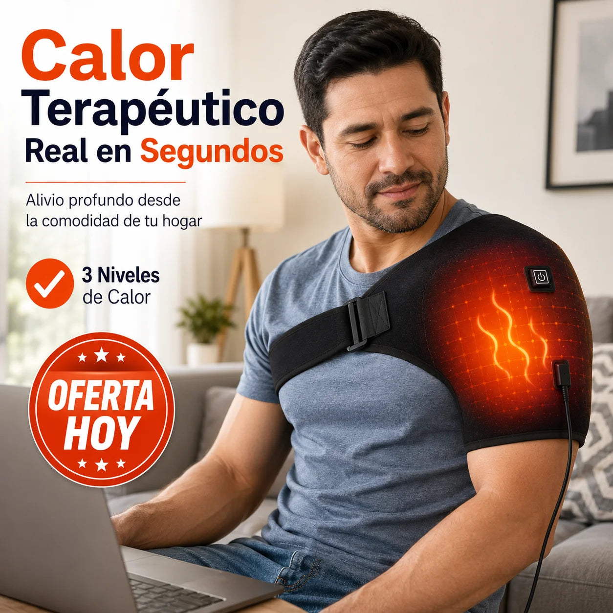 Hombrera Térmica | Alivio Rápido para Dolor de Hombro
