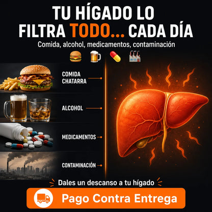 LIVER - Limpia y Protege Tu Hígado | Más Energía Desde el Primer Mes