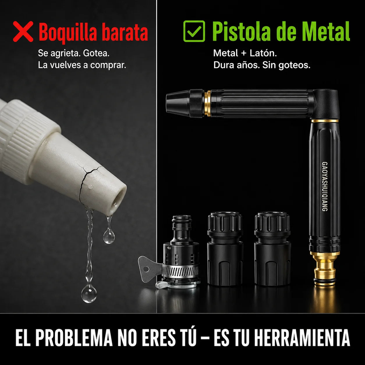 🚿 Pistola de Alta Presión | Limpia Todo 10x Más Rápido Sin Esfuerzo