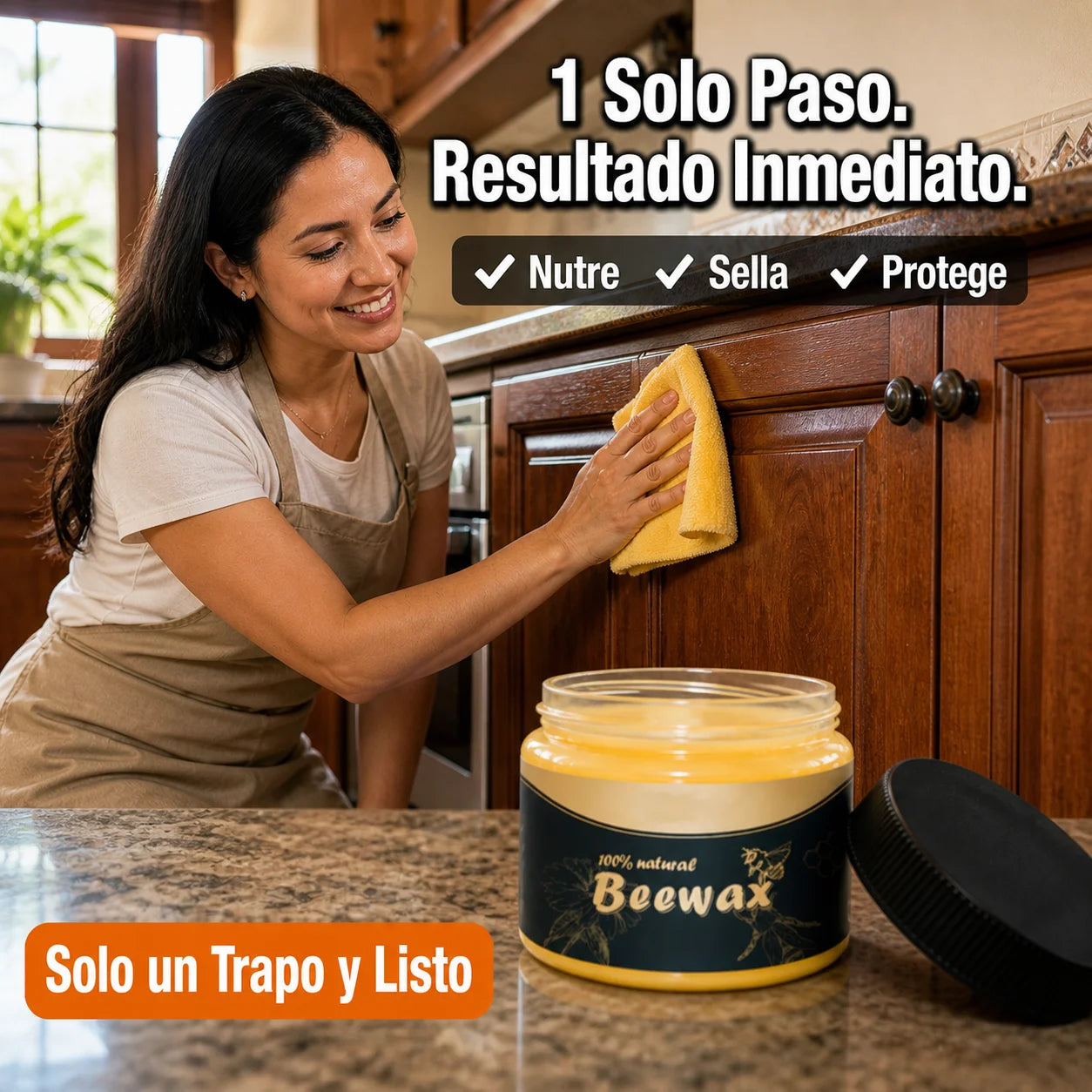 Beewax™ Cera Restauradora | Tus Muebles Lucen Nuevos en Minutos
