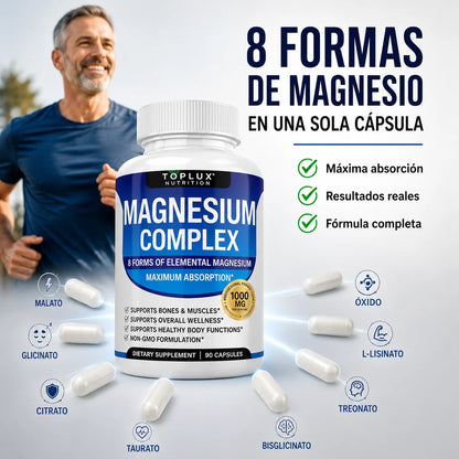 Magnesio Complex 8en1 | Más Energía y Mejor Descanso Desde el Primer Día