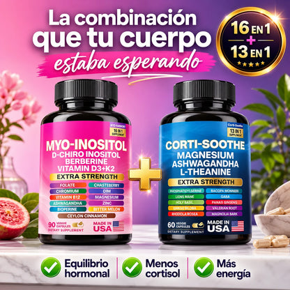 Kit Equilibrio Hormonal | Reduce el Estrés y Regula tus Hormonas Naturalmente