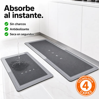 Set de Tapetes Antideslizantes | Piso Seco y Seguro