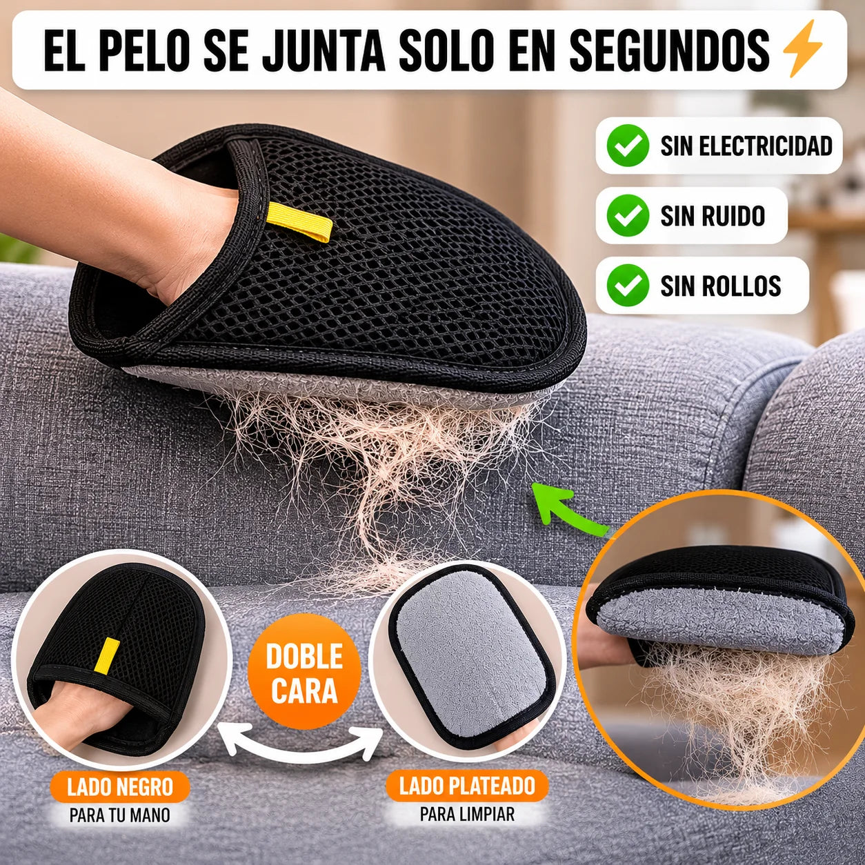 🧤 Guante Quita Pelo | Hogar Limpio Sin Esfuerzo