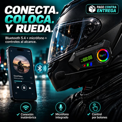 Auricular para Casco Büytiti TK-2572 | Conéctate Sin Sacar el Celular