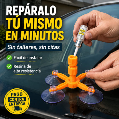 Kit Reparador de Cristales | Repara Grietas en Minutos Sin Taller