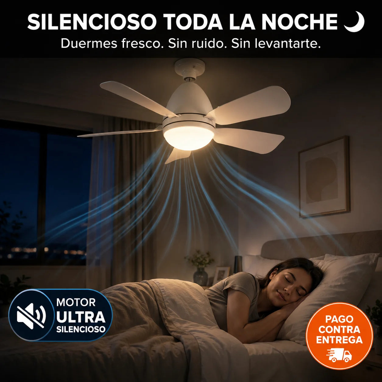 💡 Bombillo Ventilador 2 en 1 | Fresco e Iluminación Sin Instalar Nada