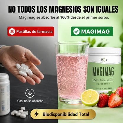 Magimag Citrato de Magnesio | Duerme Profundo, Relájate y Recupera Tu Energía