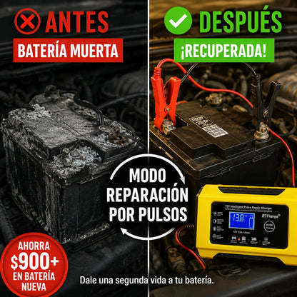 🔋 Cargador Inteligente 12V | Recarga y Repara Tu Batería Desde Casa