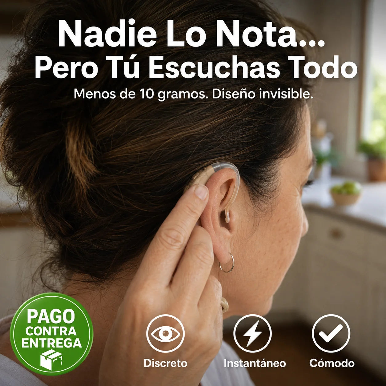 Audífono Amplificador Invisible | Escucha Todo Con Claridad