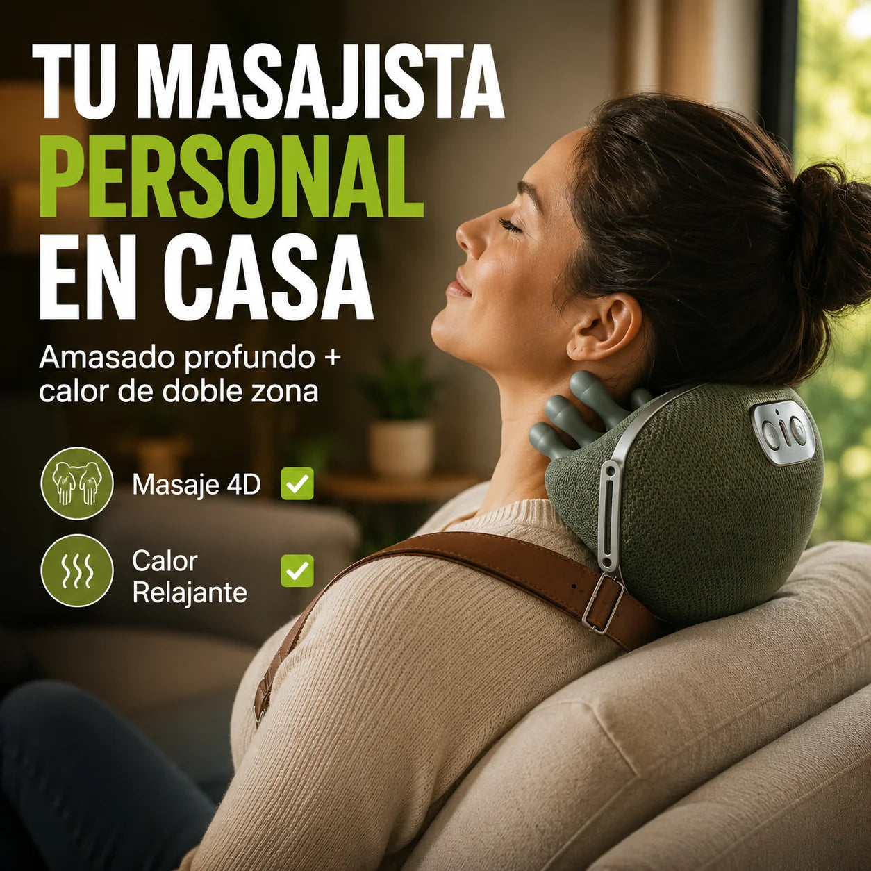 Masajeador Biónico 4D | Adiós Tensión en Cuello y Hombros
