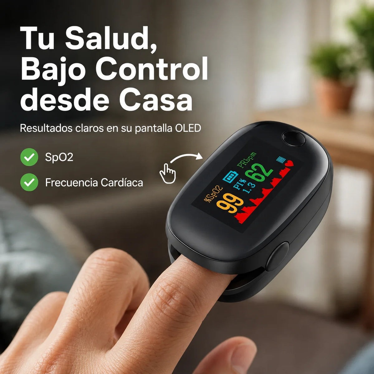 Oxímetro de Pulso Digital LK87 | Conoce tu Oxigenación en 10 Segundos