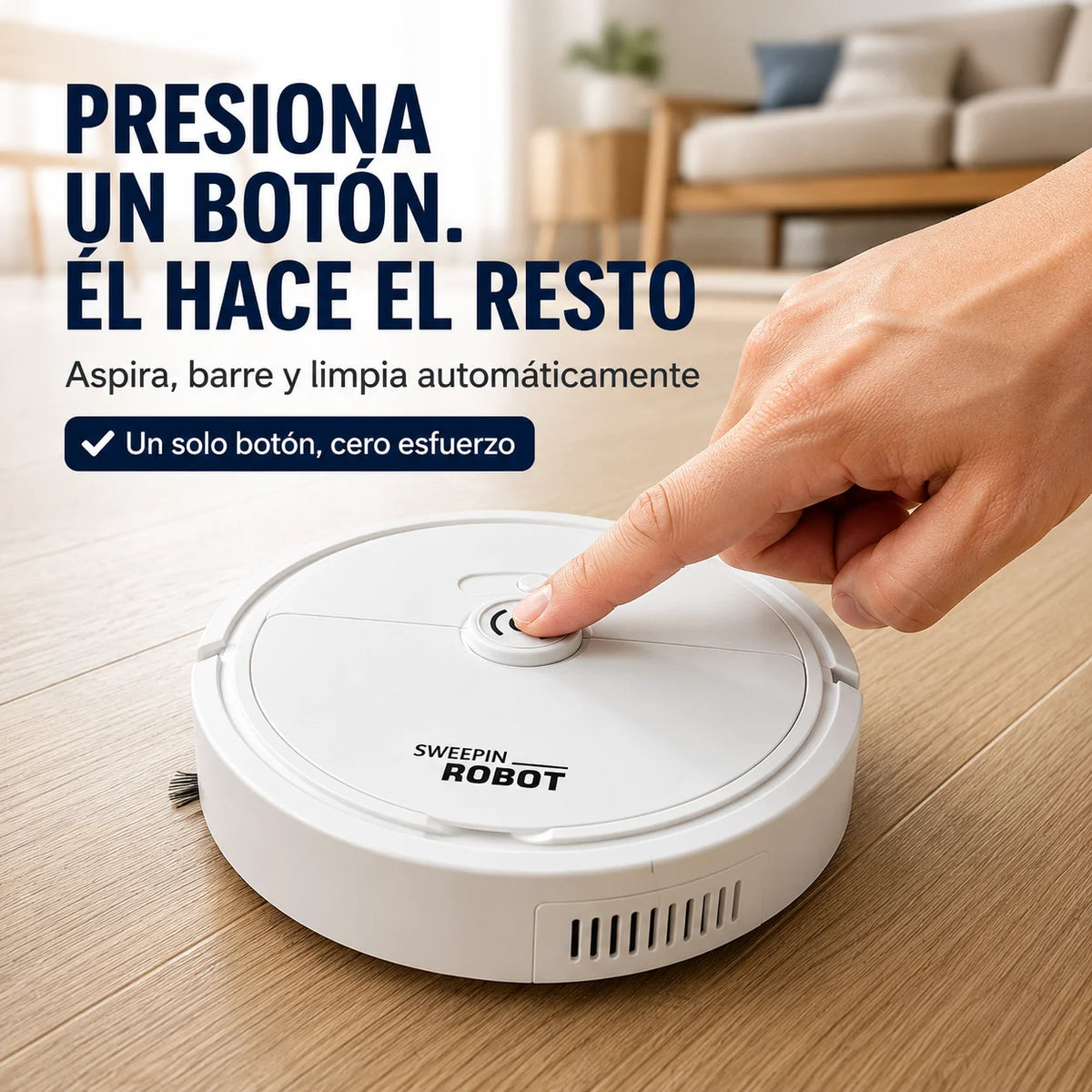 Barredora Robot 3 Cepillos | Limpieza Automática Sin Esfuerzo