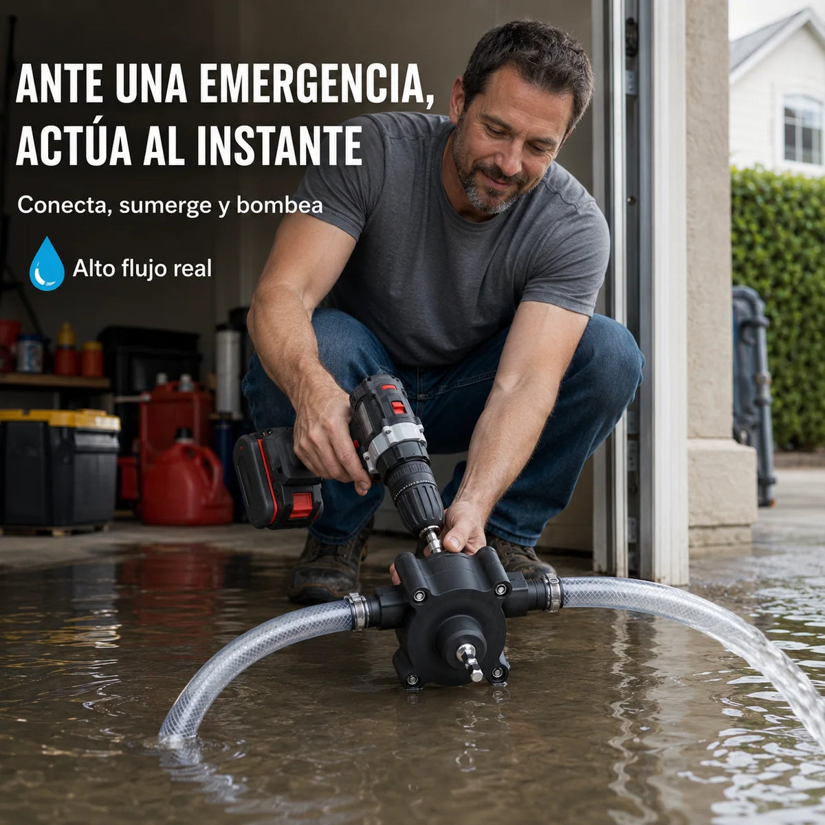 Bomba Para Taladro | Convierte Tu Taladro en Bomba de Agua