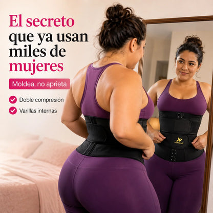 Faja Moldeadora de Doble Compresión | Cintura Definida al Instante
