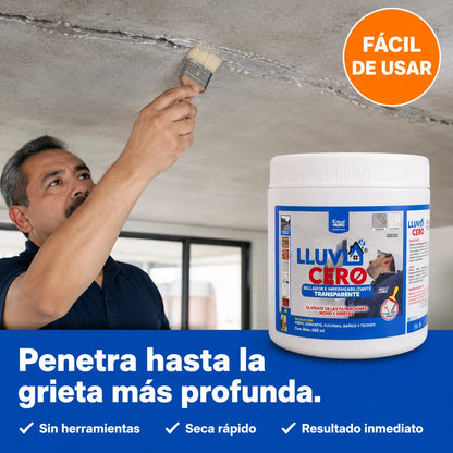 Lluvia Cero | Impermeabilizante Transparente — Adiós a las Goteras Para Siempre