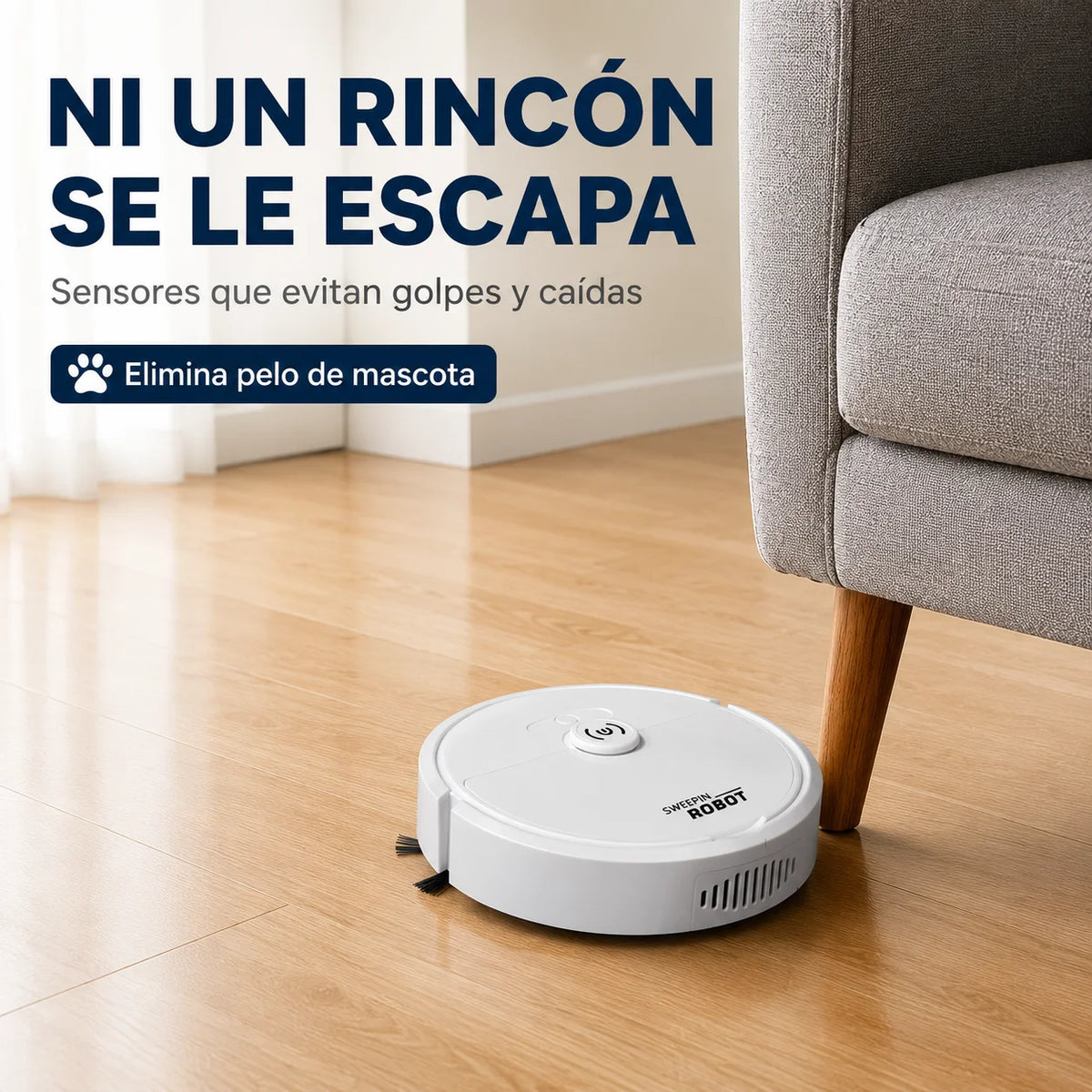 Barredora Robot 3 Cepillos | Limpieza Automática Sin Esfuerzo