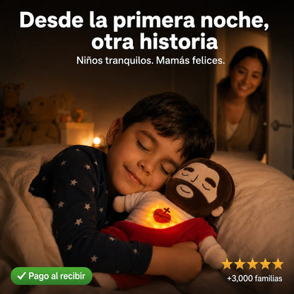 Peluche Jesús que Respira | Calma la Ansiedad y Trae Paz a Tu Hogar