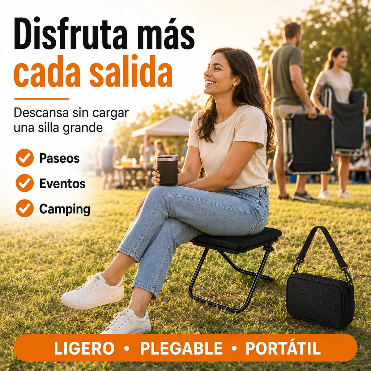 Banquito de Bolsillo | Siéntate Donde Lo Necesites