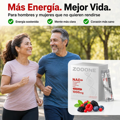 Suplemento NAD+ & Resveratrol Zoone | Rejuvenece Tus Células Desde Adentro