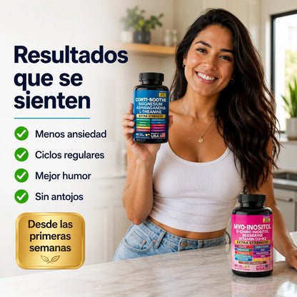 Kit Equilibrio Hormonal | Reduce el Estrés y Regula tus Hormonas Naturalmente