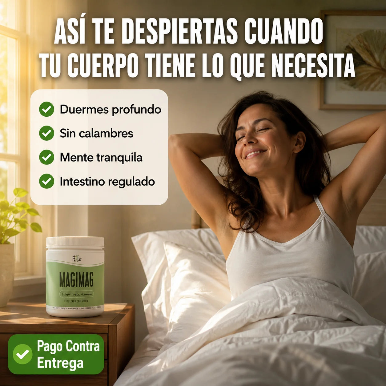 Magimag Citrato de Magnesio | Duerme Profundo, Relájate y Recupera Tu Energía