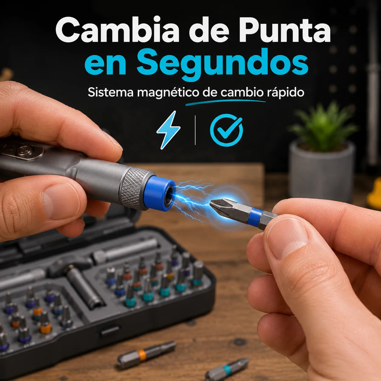 Kit Destornillador Magnético 24 en 1 | Repara Todo Sin Batallar
