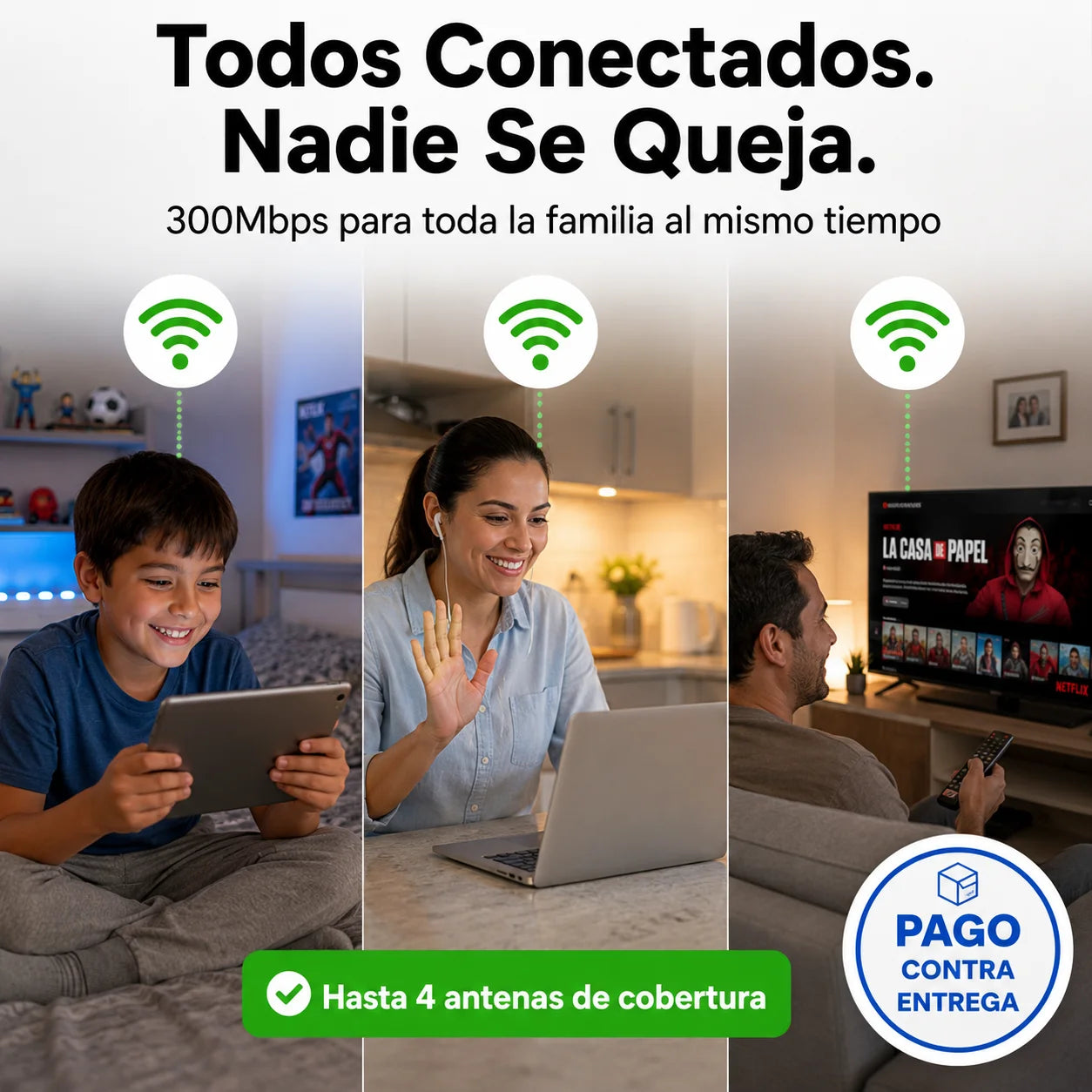 📡 Repetidor WiFi 300Mbps | Internet En Cada Rincón De Tu Casa