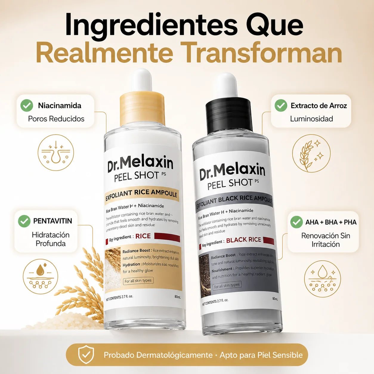 Kit Exfoliante Dr. Melaxin | Poros Limpios y Piel Radiante en Casa