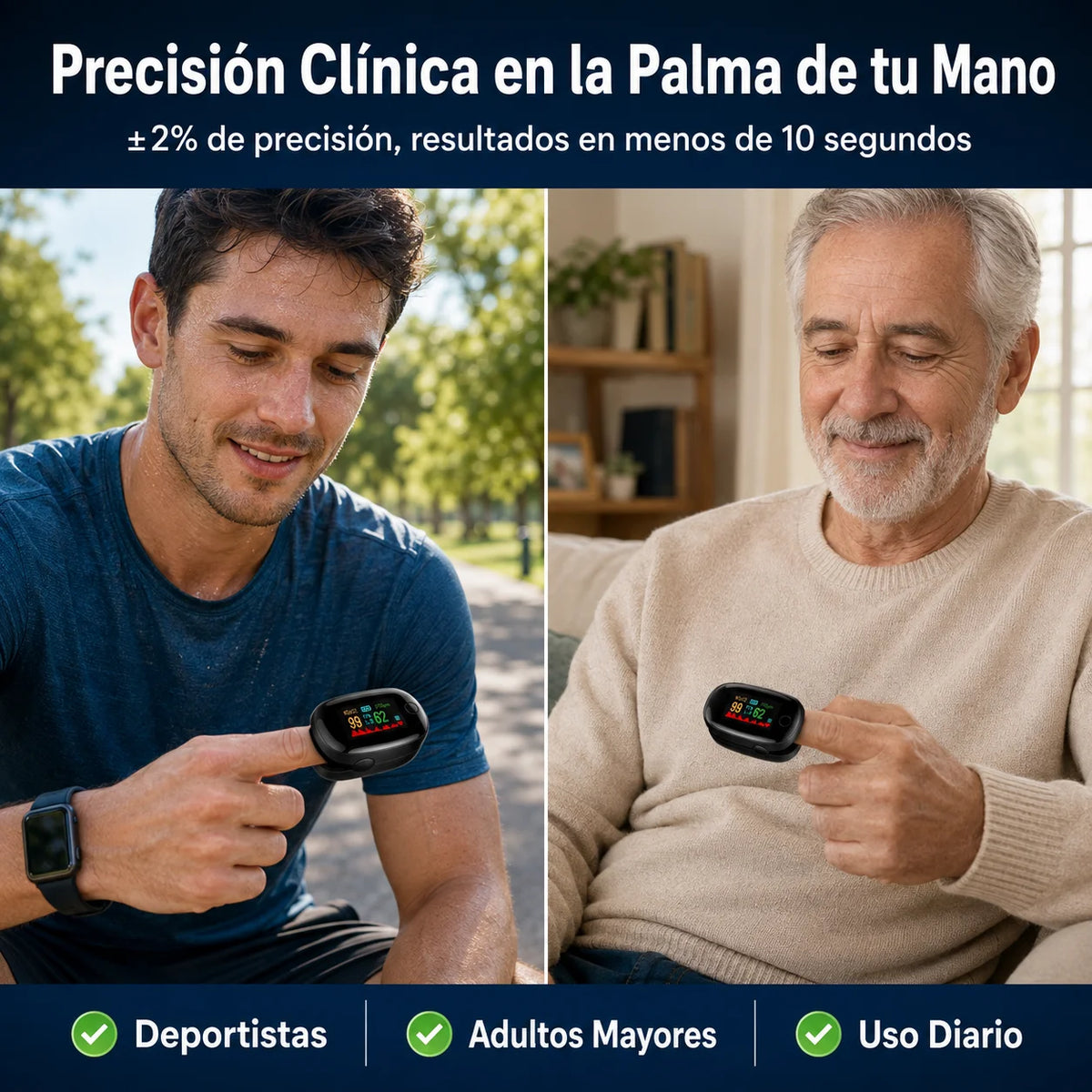 Oxímetro de Pulso Digital LK87 | Conoce tu Oxigenación en 10 Segundos