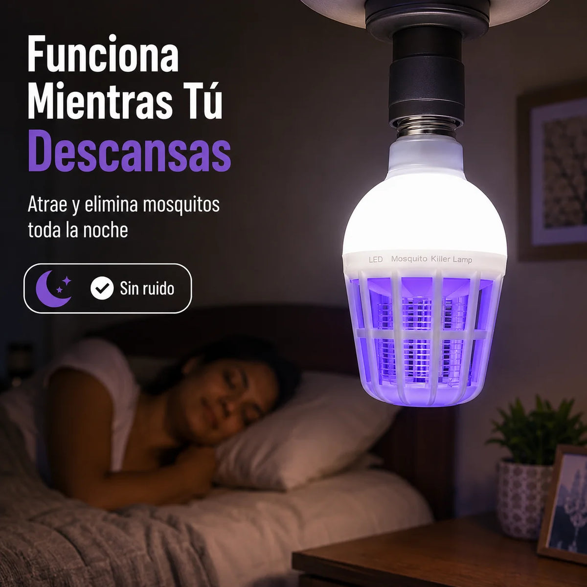 Bombillo Mata Mosquitos | Ilumina Tu Hogar y Elimina Zancudos al Instante