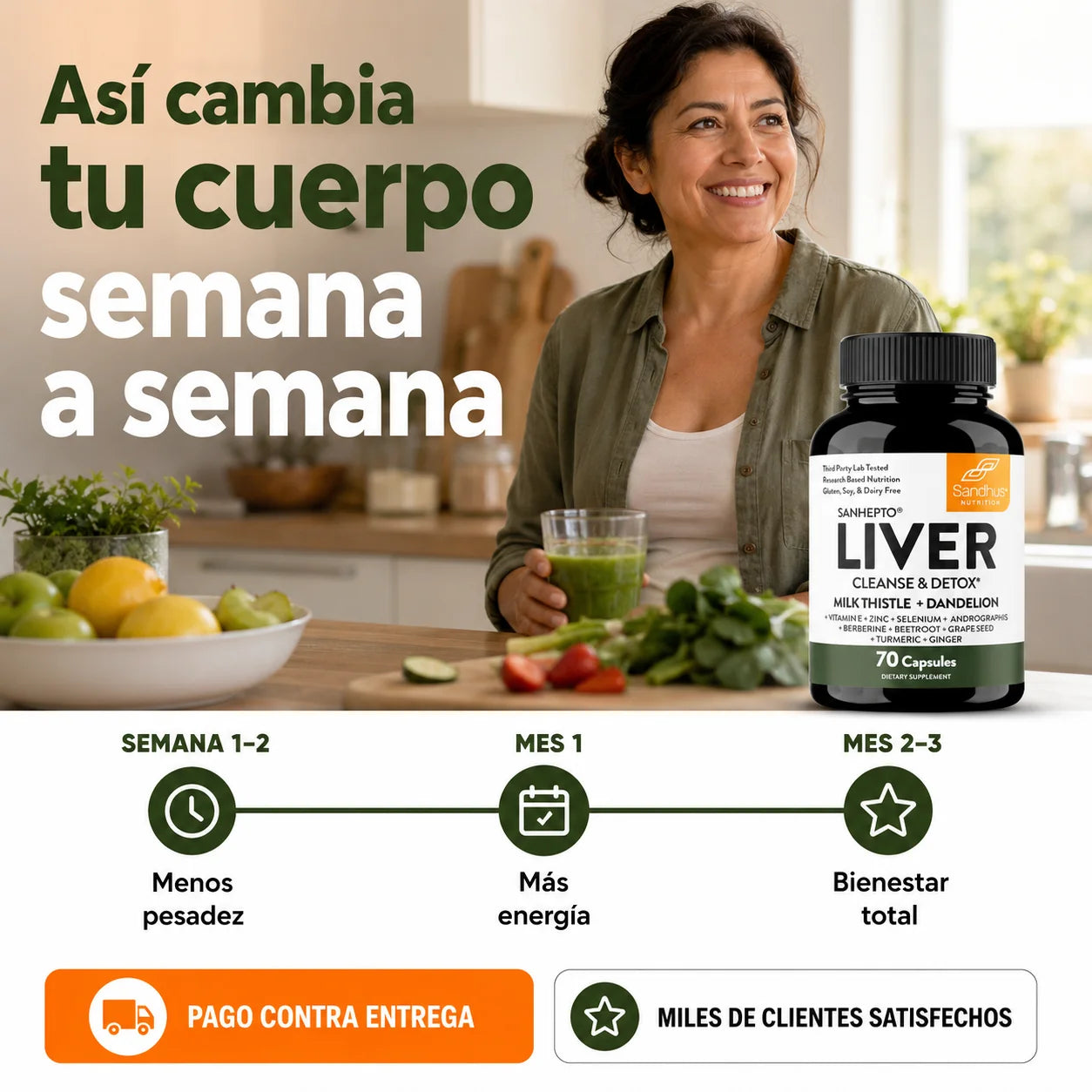 LIVER - Limpia y Protege Tu Hígado | Más Energía Desde el Primer Mes